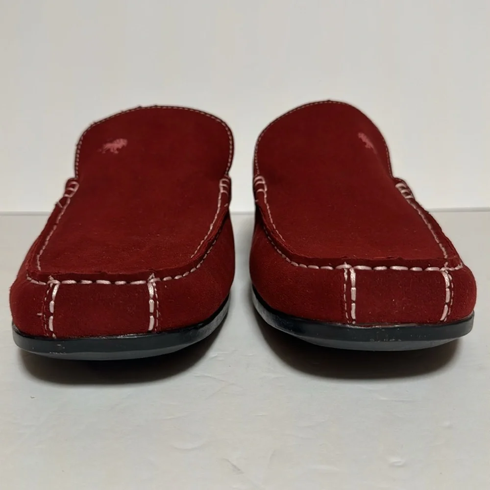 VLADO LUXURY ELITE Men’s Vegan Suede Loafer Burgundy - Picture 4 of 7
